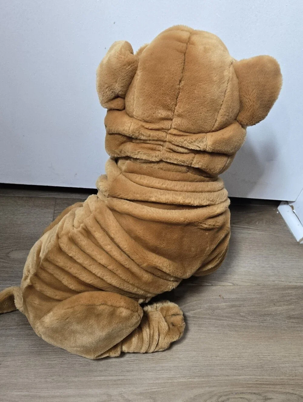 FAO Schwarz Brown Shar Pei Big Puppy Dog Huge Life Like 20